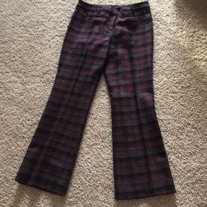L.L.bean plaid trousers fully lined